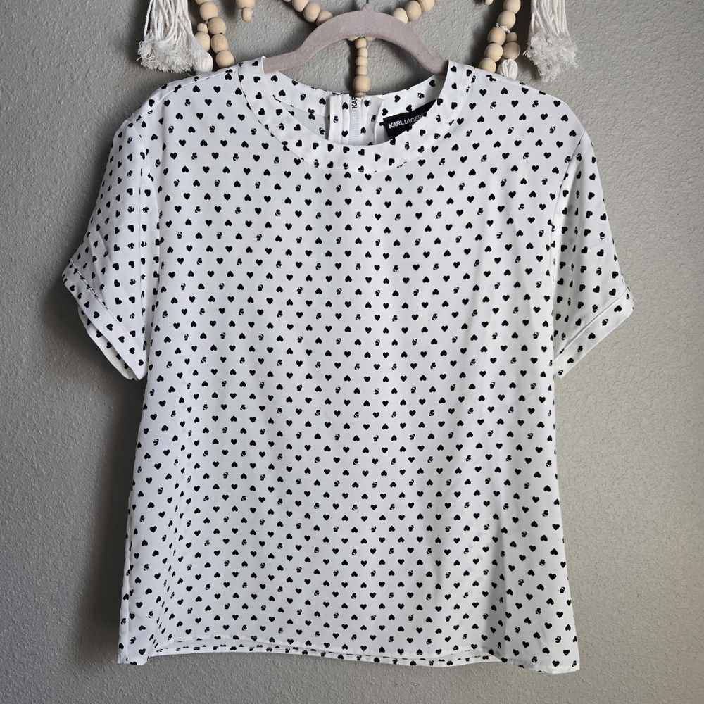 NWT Karl lagerfeld Blouse, Size Small.